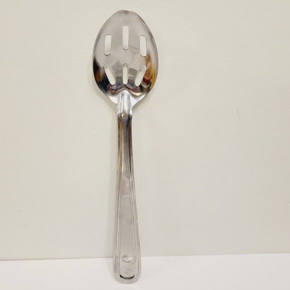 American Steel Craft Stainless Steel Slotted Cooking Serving Spoon Japan 13" - Picture 1 of 6